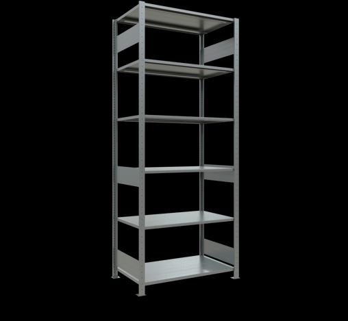 Immagine prodotto Schulte Lagertechnik Sistema di scaffalature di base senza viti MULTIplus150 con ripiani di lunghezza