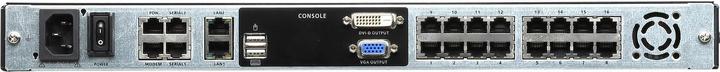 Immagine prodotto Aten KL1116VN Switch KVM over IP Cat.5 UK a 16 porte, 19" LCD, doppia guida, layout UK