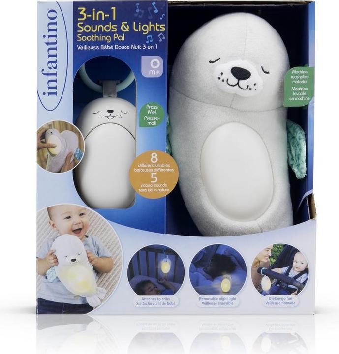 Immagine prodotto B-Kids Lampada da notte Infantino 3in1 - Seal