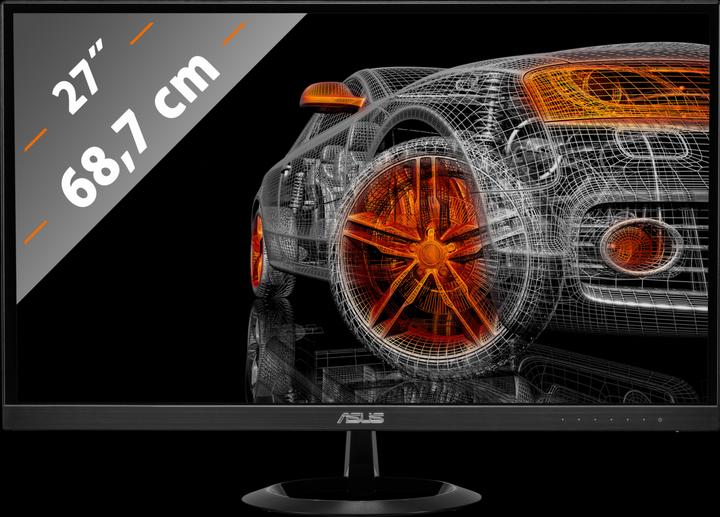 Produktbild ASUS VZ279HE 27", IPS, FullHD, D-Sub (1920 x 1080 Pixel, 27")