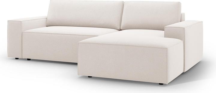 Image du produit Micadoni Canapé D'Angle Droit Convertible Avec Coffre De Rangement, "Jodie", 3 Places, 246x151x86 Fabriqué en (Canapé d'angle)