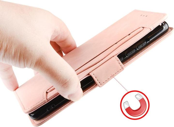 Image du produit Cover-Discount Galaxy S21 Ultra - Étui avec de nombreux emplacements pour cartes rose (Samsung Galaxy S21 Ultra)