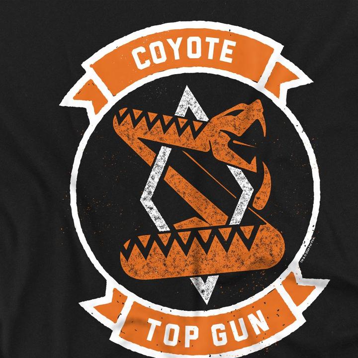 Actual product image Top Gun Unisex Adult Coyote Logo T-Shirt (XXL)