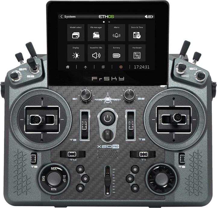 Immagine prodotto FrSky TANDEM X20 PRO AW Plain grey Senderset 2,4Ghz inkl Akku, Alu-Koffer