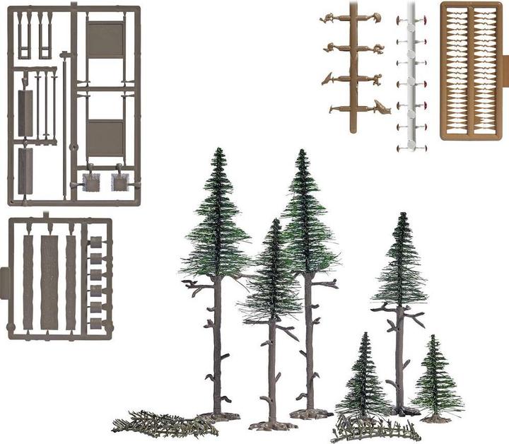 Actual product image Busch Hochwald 1856 Baum-Bausatz Fichte 1 Set