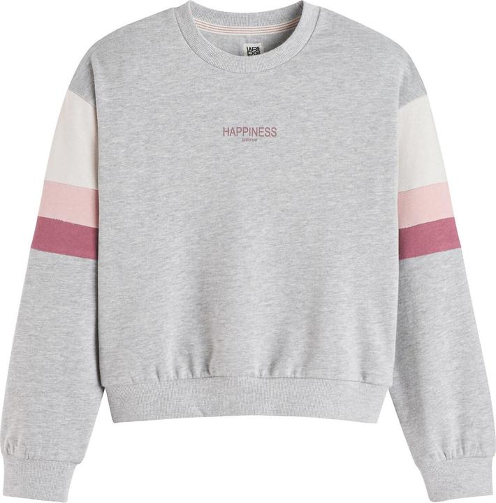 La Redoute Collections Weites Sweatshirt mit Rundhals und Messageprint
