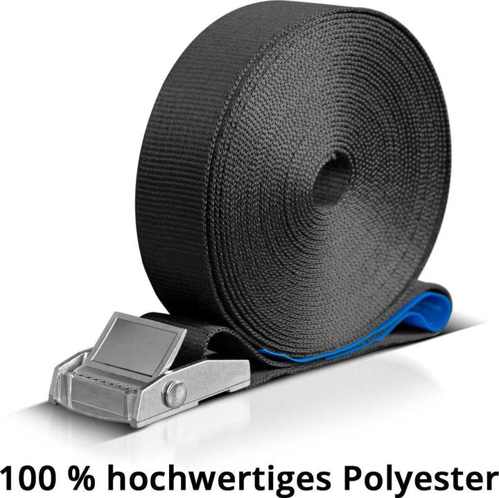 Produktbild Stahlwerk Spanngurt 4er Set 6 m x 25 mm LC 250 daN Befestigungsriemen Zurrgurt
