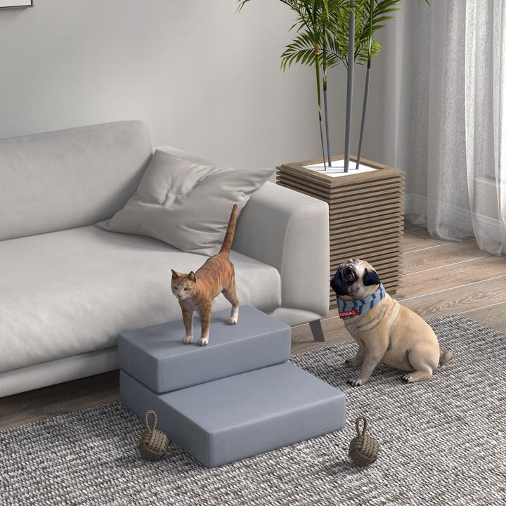 Image du produit PawHut Escalier pour chien pliable (Chien, Lavable)