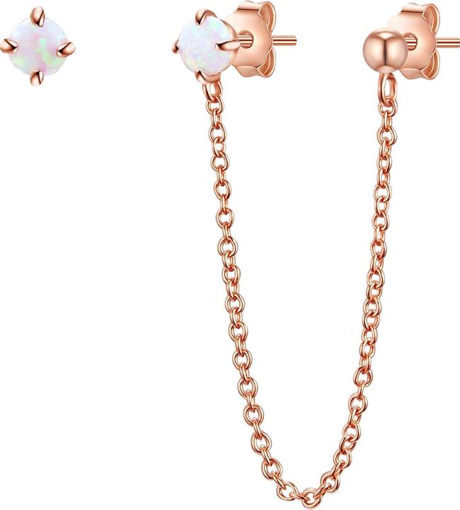 Immagine prodotto Glanzstücke München Donna Argento Opale (sintetico) oro rosa - 26625 (Argento 925)