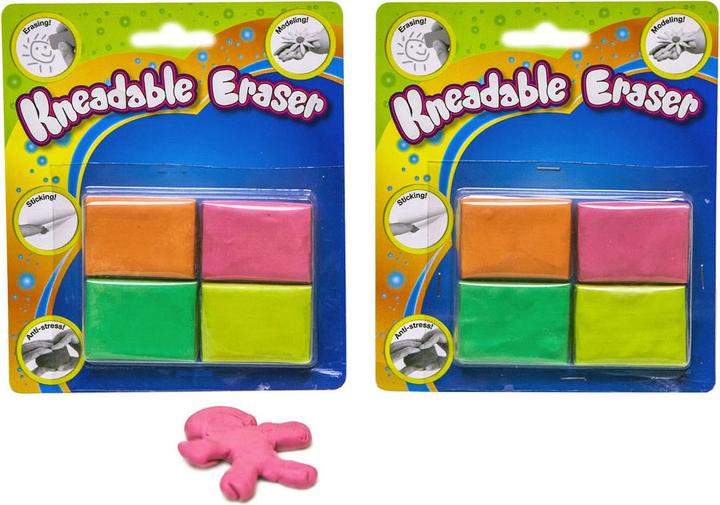 Actual product image No Name Moldable erasers, 4 pieces