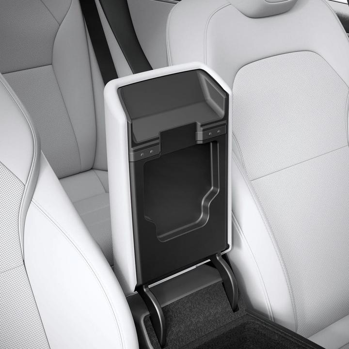 Produktbild Spigen Tesla Armrest Cover white - Tesla Model 3 2024