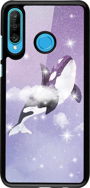Produktbild PhoneLook Hülle Whale in sparking stars (Huawei P30 Lite)