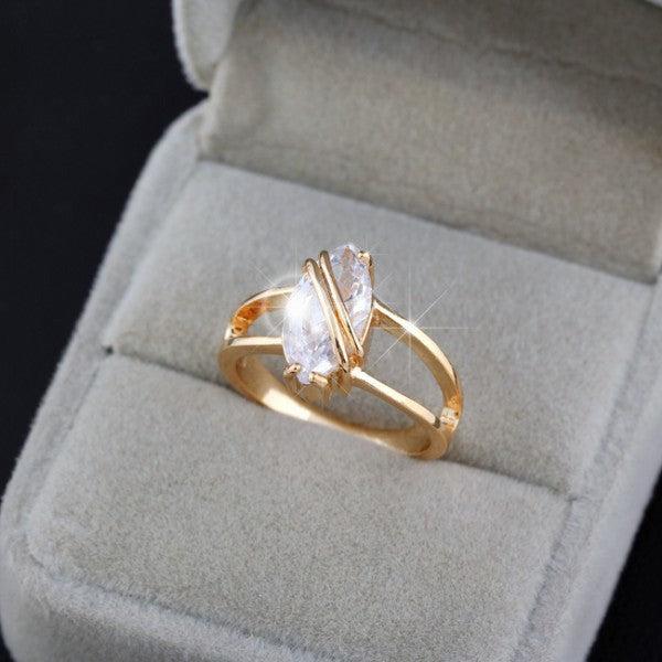 Produktbild Hermex Gold Ring RGP mit Zirkonia - Gold Gr. 51 (51)