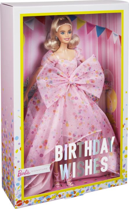 Productafbeelding Barbie Handtekening Verjaardagswensen Pop (blond)