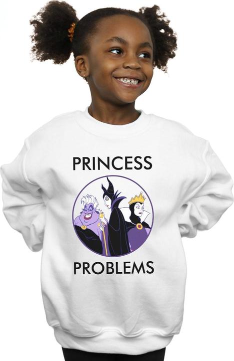 Actual product image Disney Girls Villains Princess Headaches Sweatshirt (140, 146)