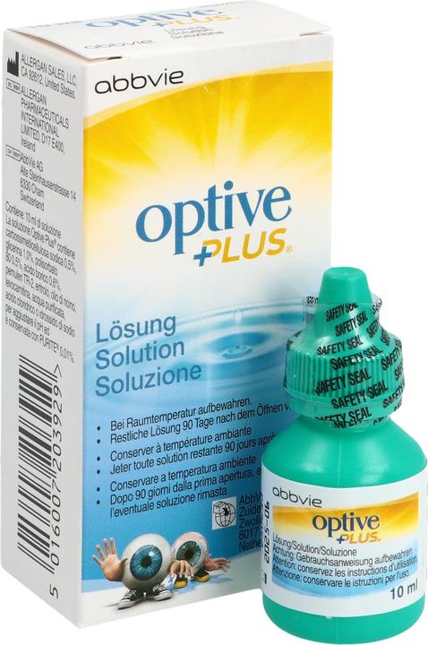 Produktbild Optive Plus Augen-Pflegetropfen Fl (10 ml, 10 ml Augentropfen)