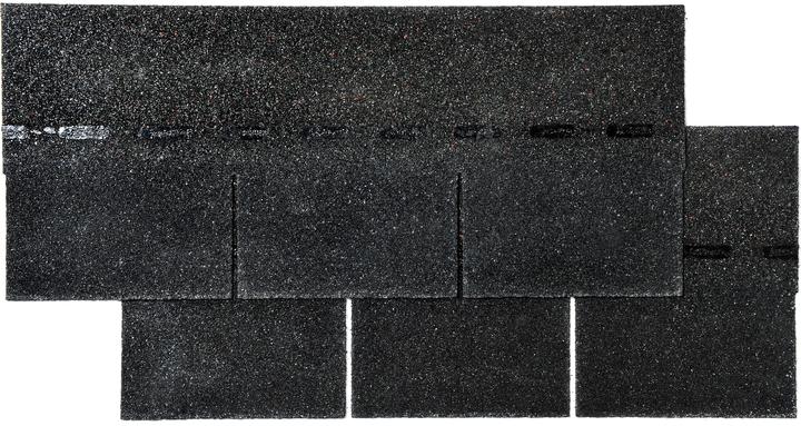 Actual product image Colibri Bitumen shingles Classic Black 14 pieces approx. 2sqm
