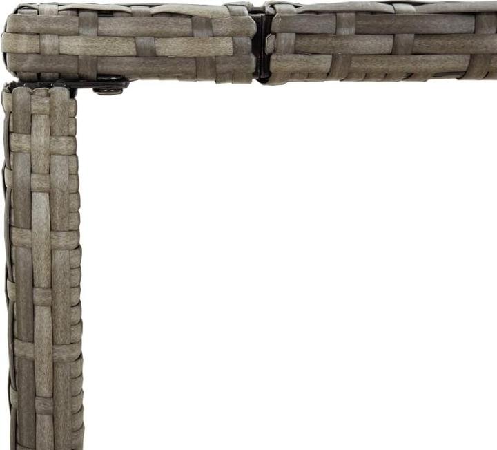 Immagine prodotto VidaXL Set bar da giardino 7 pezzi con cuscini in Poly Rattan marrone (48 cm)