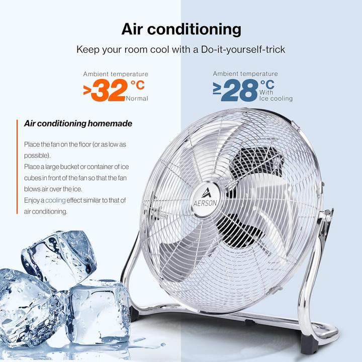 Produktbild Tresko Bodenventilator AERSON (63.20 dB)