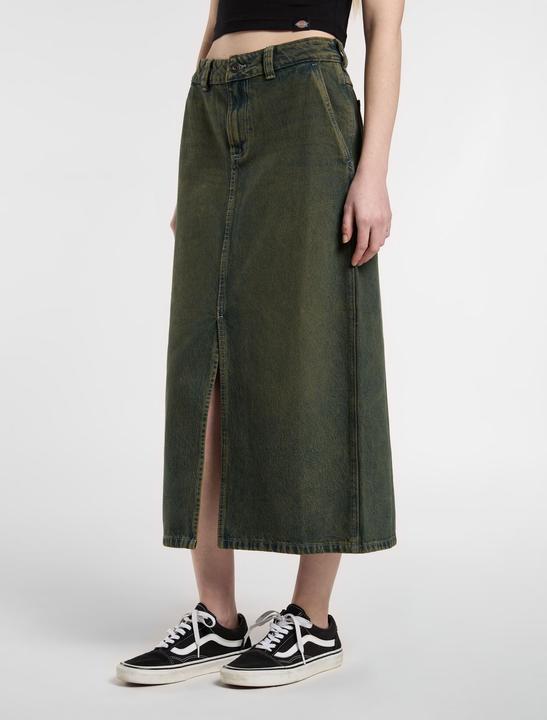 Produktbild Dickies Long Denim Carpenter Skirt W Green Tone Fade (XS)