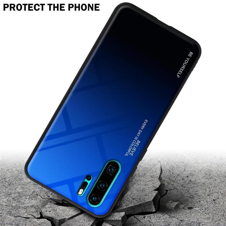Produktbild Cadorabo TPU 2 Farben Glas Cover (Huawei P30 Pro)