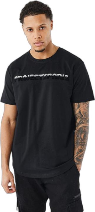Produktbild Project X Paris T-Shirt mit gradientem Flockdruck (L)
