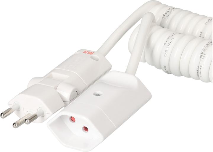 Produktbild Max Hauri clip-clap TD-Verlängerung spiralisiert H05VV-F3G1.0 (4 m, Typ 12)