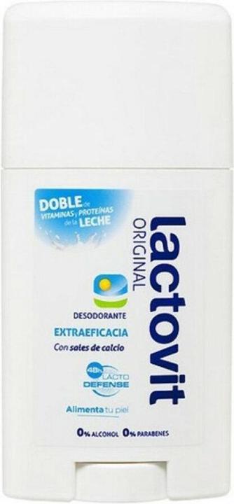 Produktbild Lactovit ORIGINAL EXTRA EFICAZ 0% deo stick 60 ml (Stick, 60 ml)