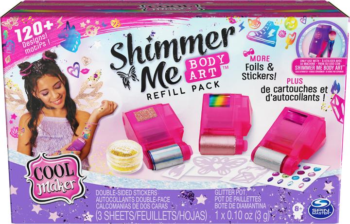 Immagine prodotto Spin Master Cool Maker Shimmer Me Tattoo Refill Set - 120+ adesivi