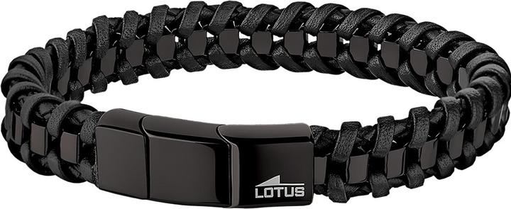 Lotus ARMBAND IM LOTUS-STIL LS2094-2/1 316L EDELSTAHL, HERREN (23 cm, Edelstahl, Leder)