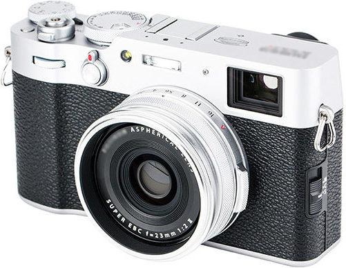 Produktbild JJC LH JX100VII Zonnekap Zilver (Fujifilm LH X100 lens hood en AR X100 adapter ring)
