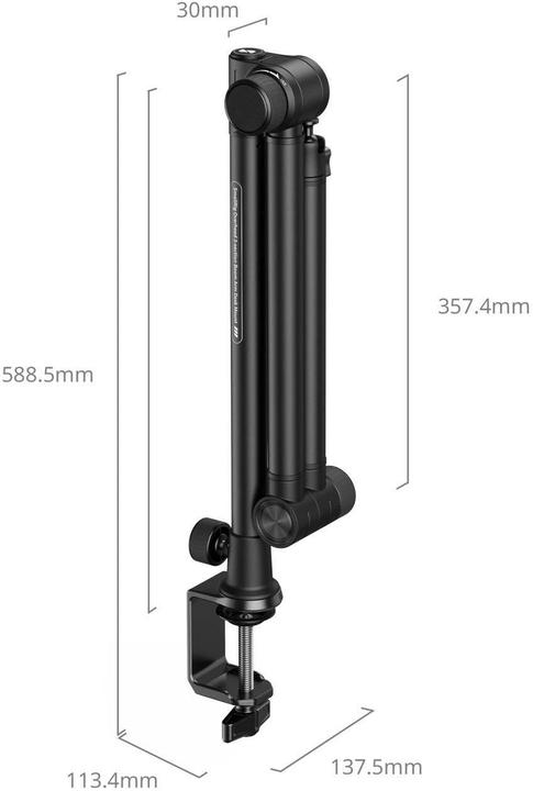 Productafbeelding SmallRig Desk Overhead Photography / Live Streaming Bracket 4324 (Metaal)