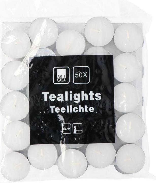 Image du produit Arti Casa Tealight 50pcs 4hrs/3,7cm (50 pcs)