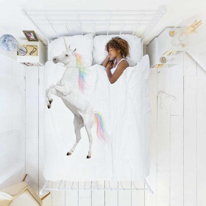 Actual product image Snurk Unicorn bed linen 135 x 200