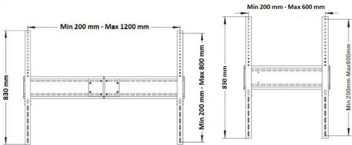 Produktbild Neomounts Lfd-W1500 (Wand, 100", 150 kg)