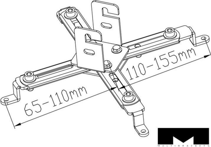 Produktbild Multibrackets Halterung (Decke)