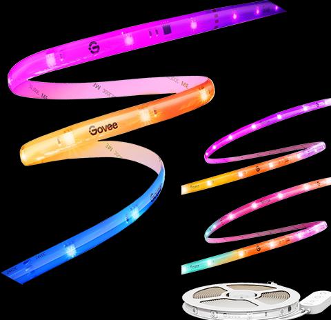 Actual product image Govee RGBIC LED Strip Light (RGBIC, 300 cm, Indoor)