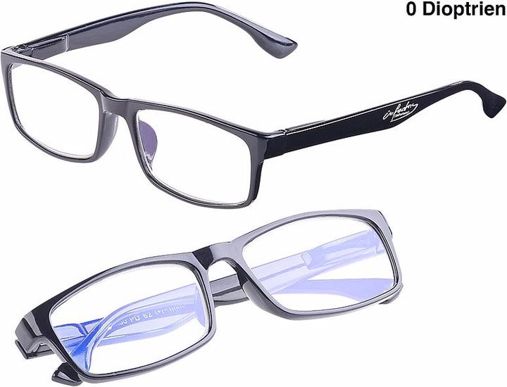 Actual product image Infactory 2 times: 2 pack screen glasses with blue light filter