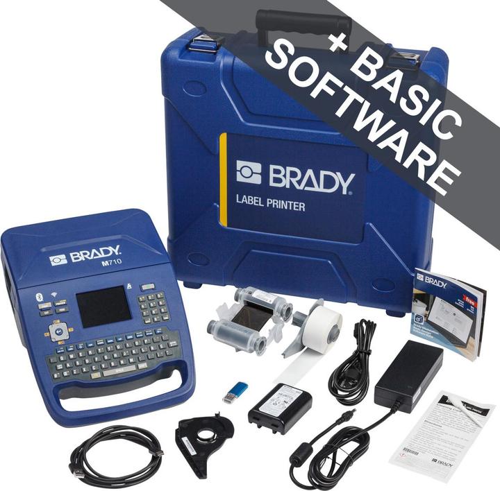 Image du produit Brady M710-WB-AZERTY-UE, Imprimante d'étiquettes M710, imprimante mobile à transfert thermique, clavier
