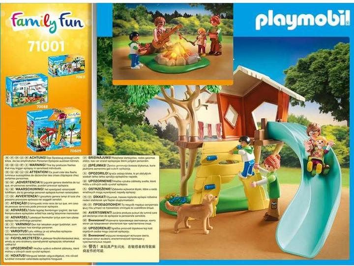Produktbild Playmobil Abenteuer-Baumhaus mit Rutsche (71001, Playmobil Family Fun)