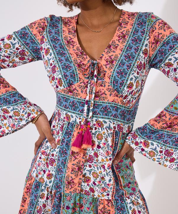 Produktbild Joe Browns V-Neck Tassel Patchwork Tunic (36)