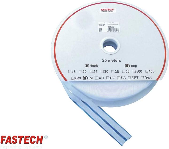 Image du produit Fastech Bande velcro à coller sur les adhésifs (10 mm)