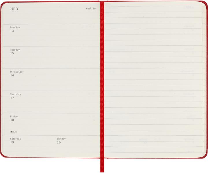 Image du produit Moleskine Calendrier de notes (A6, De poche, Anglais)