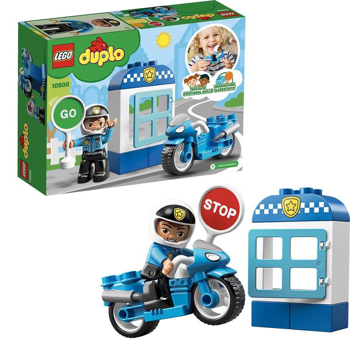 Produktbild LEGO DUPLO Polizeimotorrad (10900)