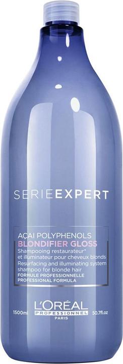 Produktbild L'Oréal Professionnel Blondifier Shampoo Gloss - 1 (1500 ml, Flüssiges Shampoo)