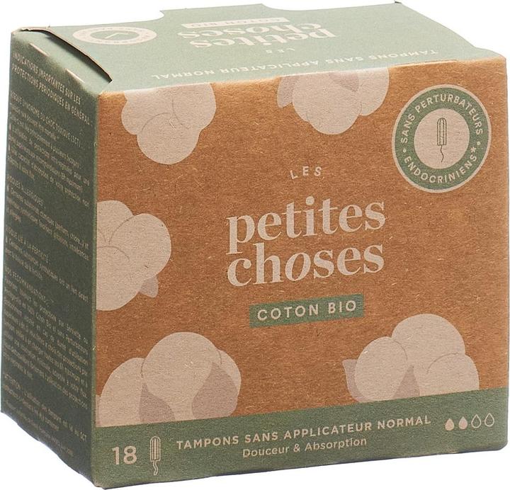 Image du produit Les Petites Choses tampons normal bio (18 x, Normal)