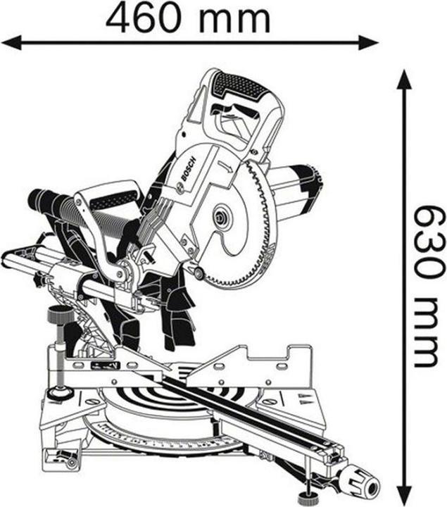 Actual product image Bosch Professional Gcm 8 Sjl