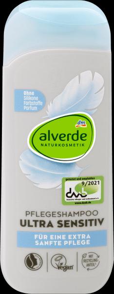 dm alverde Shampoo Ultra Sensitiv (200 ml, Flüssiges Shampoo)