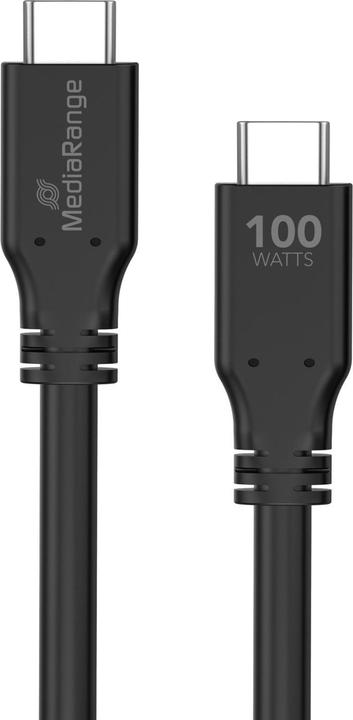 Produktbild MediaRange Lade- & Datenkabel USB-C E-Mark-Chip 10Gbit/s 3m (3 m, USB 3.2, 100 W)