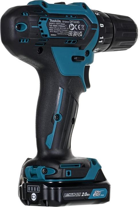 Produktbild Makita Akku-Bohrschrauber DF333DWAE 10,8V 2x2,0Ah (Akkubetrieb)